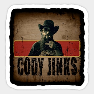 The cody jinks Vintage Sticker